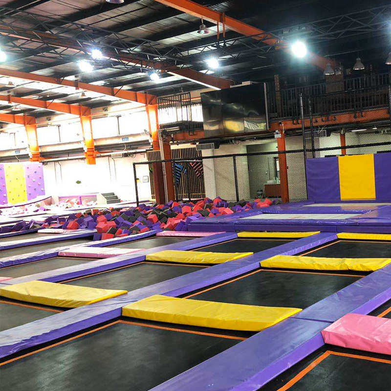 大型设备乐园超级蹦床蹦床游乐公园儿童蹦健身红网室内跳跳床成人