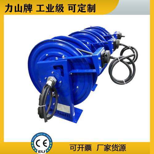 弹簧自动卷线盘50米车载电缆卷筒常州工业滑环卷线盘大型电缆卷轴