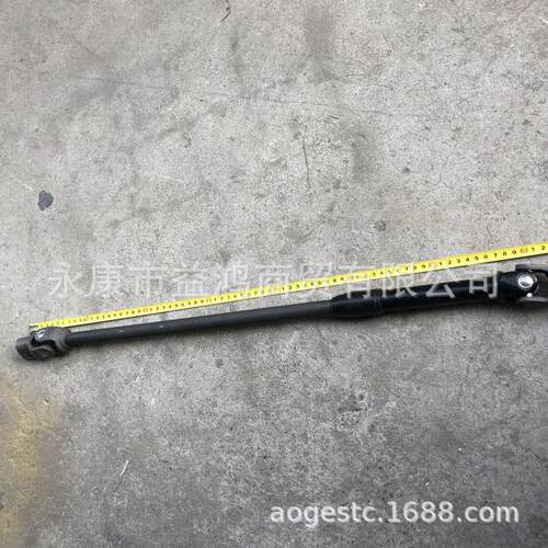 改装电动钢管车配件 卡丁车方向机连接伸缩万向节转向轴290-850MM
