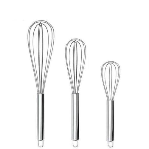 Egg Whisk Stainless Steel Kitchen Wire Balloon Milk Beater