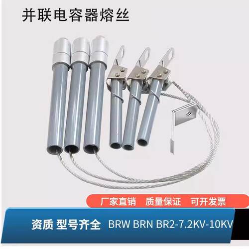 并联熔断器熔芯BRW-BRN-BR2-10-12KV65A100A150A保护熔丝电容器