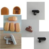 铝合金衣架衣撑衣挂两端塑料配件好保护套太太防护堵头护肩扣之满