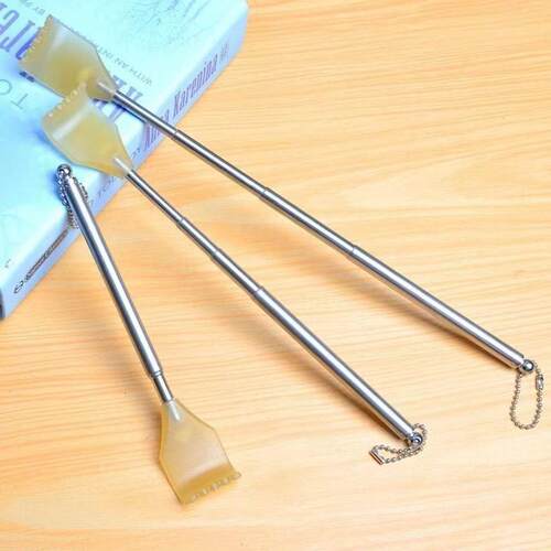 Portable Telescopic Back Scratcher, 4-section Itch Reliever,