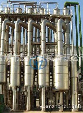 20吨钛材四效高盐废水蒸发器mvr蒸发器三效多效强制外循环浓缩蒸