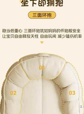 懒人沙可发儿童袋躺可睡QBE卧豆阅读区角落小沙室发可爱单人飘窗