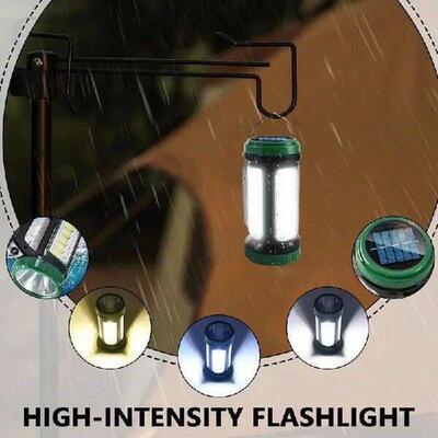 Rechargeable Flashlights Solar Powered LED Flashlight