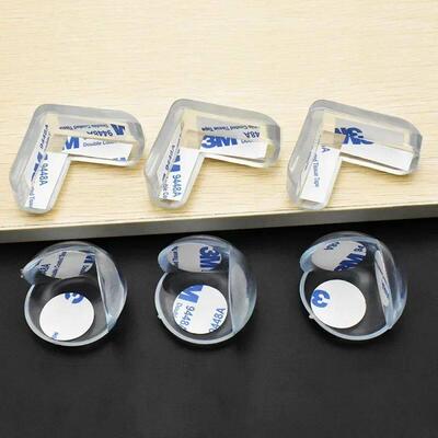 4Pcs Baby Safety Silicone Protector Table Corner Edge Protec