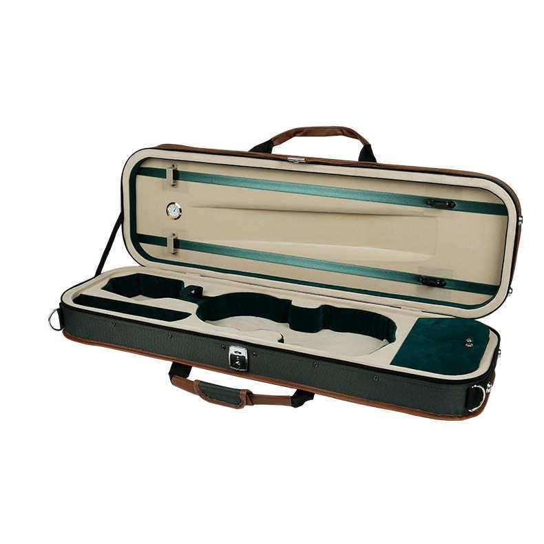 小提琴盒双面鼓抗压型泡沫帆布小提琴方盒带锁双肩背