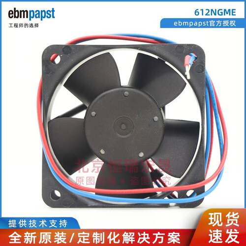 612NGME 德国ebmpapst风扇 1.2W 12V 6025 直流风机