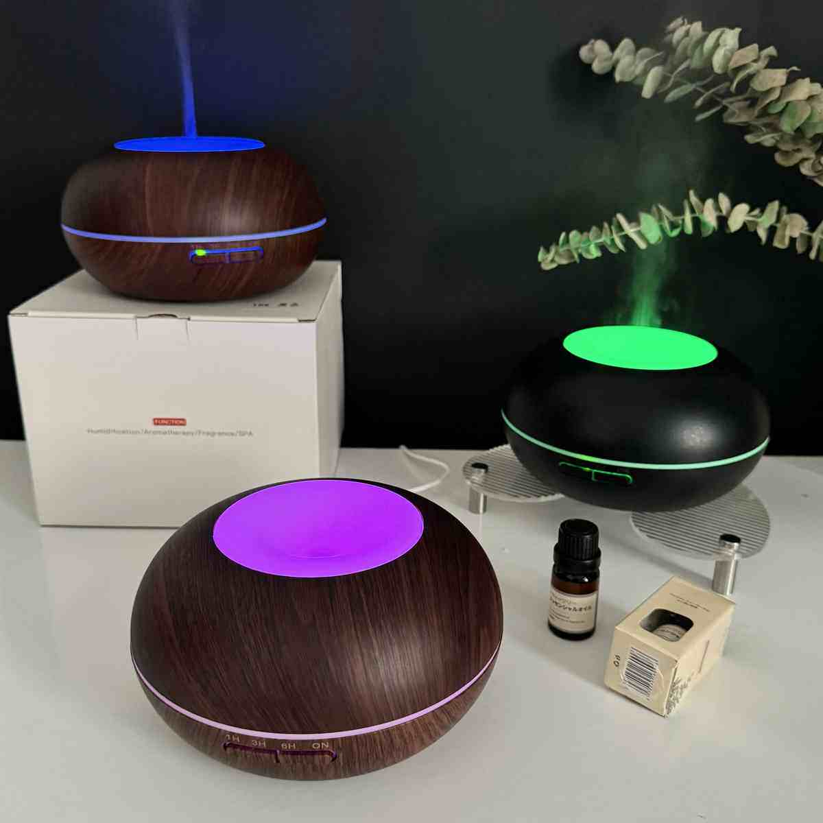清！香薰机家用卧室静音加湿器小型办公室桌面精油扩香仪定时喷雾