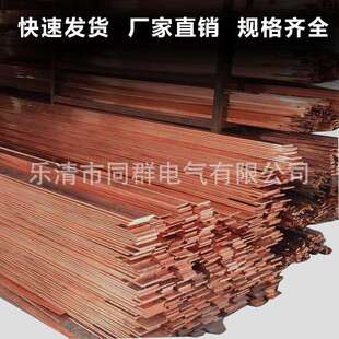 厂家现货紫铜排T2镀锡异形铜排加工C1100导电高导电