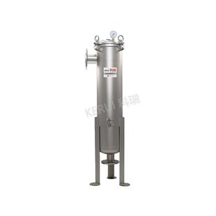 单袋式过滤器化工烟气除尘冷凝水过滤设备2号滤袋过滤机厂家直供