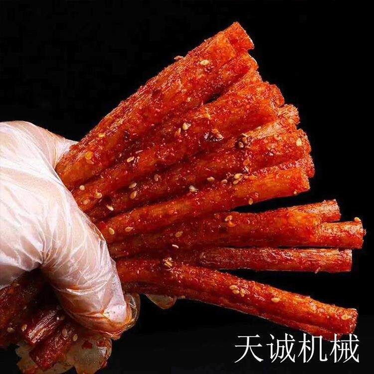 牌商用全自动麻辣条机 出机自熟牛筋面机性能稳定