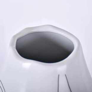 新中式家居陶瓷摆件日式台面饰品写意风格花器展示柜组合花瓶