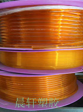 橙色半透明TPU棒 优力胶棒 牛筋棒 聚氨酯pu棒2 3 4 5 6 7 8 9 10