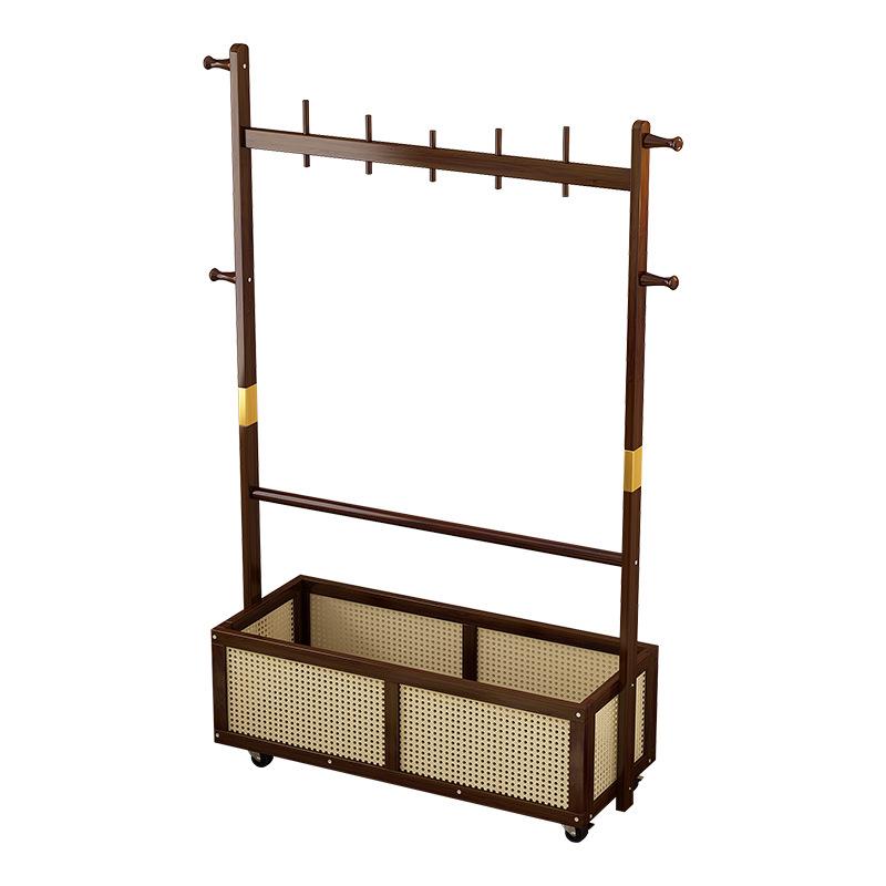 ZWYJ5297钢琴键置挂衣架落衣地卧室脏衣篓衣架家用帽可移动开放式