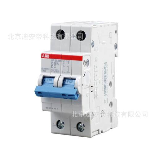 ABB微型断路器 SF200M直流 SF202M-C4DC 分断能力10KA 空气开关