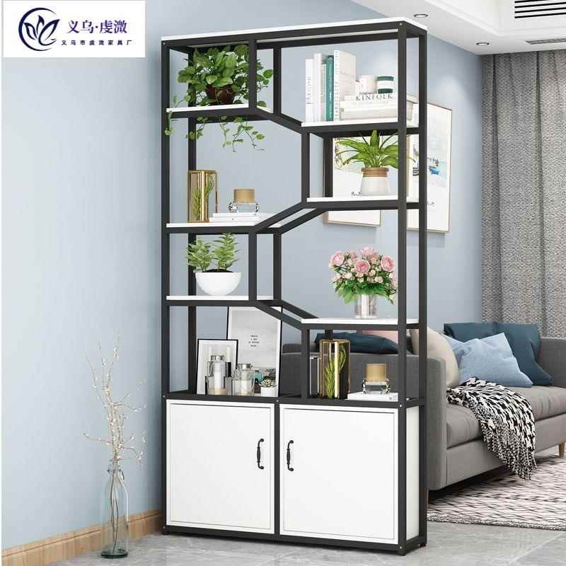 铁艺屏风办公室隔断柜客厅储物柜展示柜进门玄关柜遮挡家居家具
