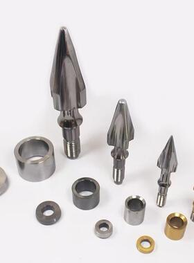 舟山机械注塑机料螺筒杆配件杆头火箭头三小螺件过胶头S217KD厂合