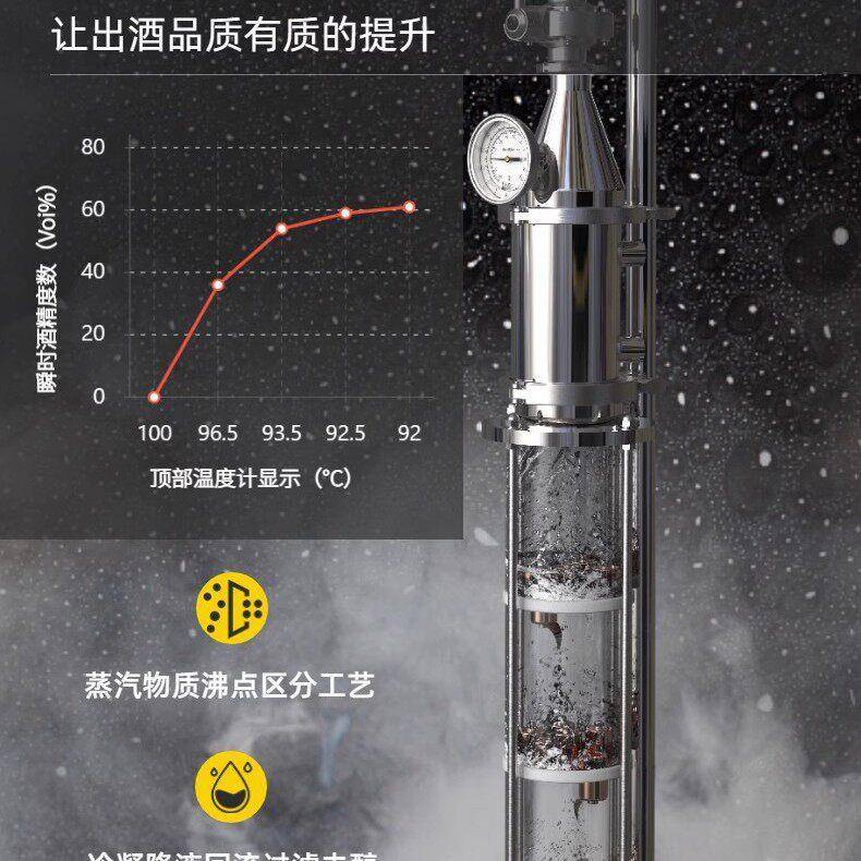 葫芦蒸馏商用蒸馏器白酒威士忌酿酒蒸馏设备酿酒机
