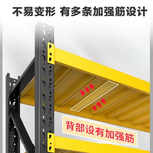 加厚仓储仓库货架多层快递超市家用地下室置物架重型展示货物铁架
