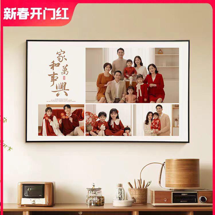 全家福加大相画框摆定制水晶摆台照片照片挂墙台冲洗12寸16寸2洗4