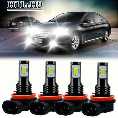 80W高亮led大灯3570 2LED汽车灯9005雾灯 黑壳雾灯H11 H7