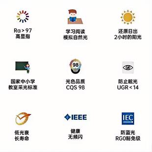 护眼灯学生学习护近眼阅读台灯销 工厂直光谱护眼大全路592灯立式