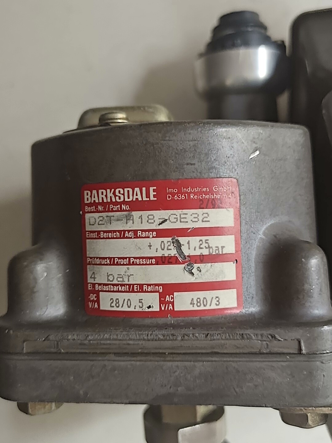 巴士德D2T-H18-GE32（2只)压力传感器