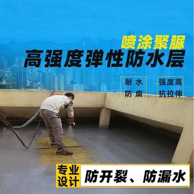 喷涂防水聚脲游泳池楼顶防污水池防腐专业喷涂高强度SPU聚脲涂料