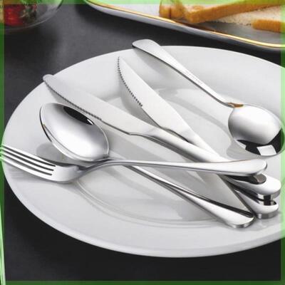 Stainless steel cutlery knife fork and spoon three piece