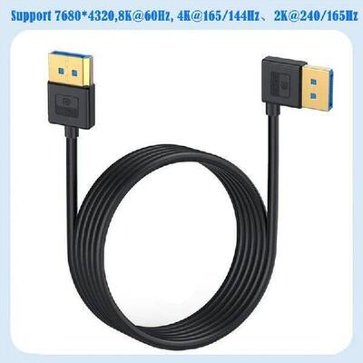 A14M 3.3Ft Display Port 1.4 Extension Cable 90 Degree DP