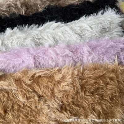 出新啦 萌萌的驼羊绒 柔软保暖 秋冬时尚毛绒面料