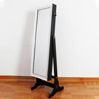 "Cross-pearl Realm Special Offer: Multi-functional floor-length mirror QCQ cabinet, jewelry mirror cabinet, makeup mirror body storage cabinet, full mirror. thumbnail 2