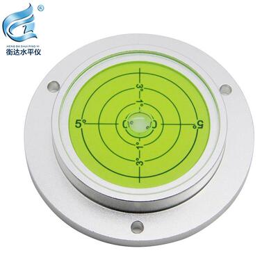 10075法兰内刻线135度吊车水平仪高精度泵车吊车专用铝合金材质