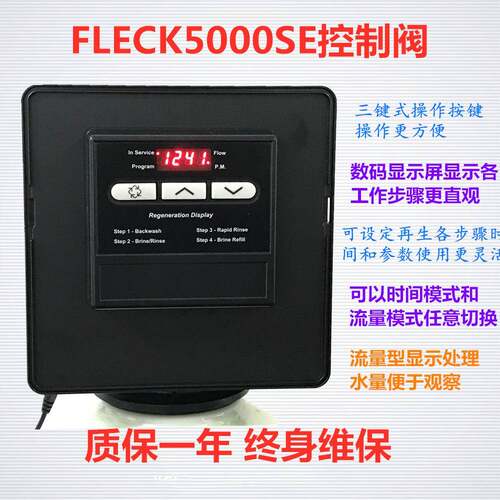 FLECK5000SE多路阀富莱克5000FT过滤阀4吨锅炉软化水控制阀
