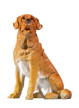 金毛犬黄铜狗金属工艺品摆件生肖狗黄铜器工艺品玄关客厅