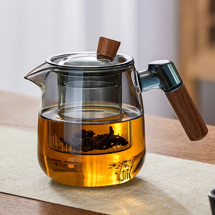 忆壶茶玻璃泡茶壶家用茶杯过滤泡茶器煮茶办公室功夫茶具轻奢高档
