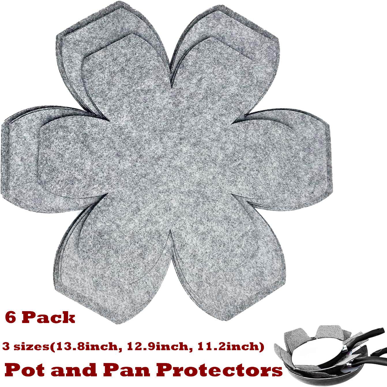 Pot and Pan Protectors Separator Stacking Protecting Pads