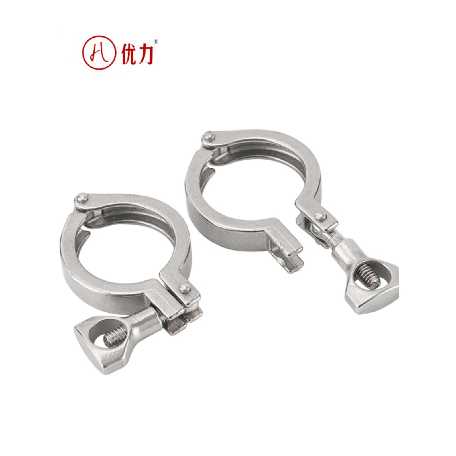 包邮卫生级快装卡箍304/201不锈钢接头卡盘抱箍快接精铸卡扣管夹