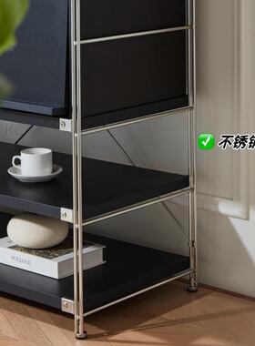 上翻杂书柜杂志志门书柜不钢包豪风客厅窄缝置物架咖斯啡机柜收纳