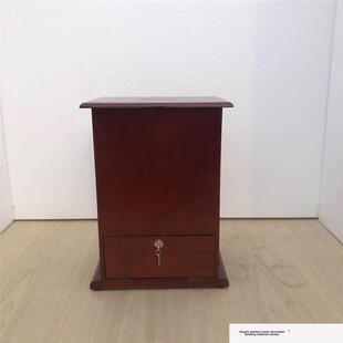 实木 功德箱寺庙 带门带锁木捐款箱 小号 慈善添油箱 八卦图箱批