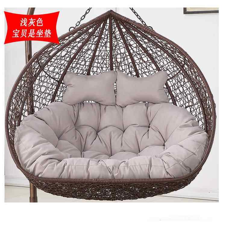 吊篮坐加垫加厚靠双人秋双人坐垫千沙发大垫家用吊椅布垫垫室内摇