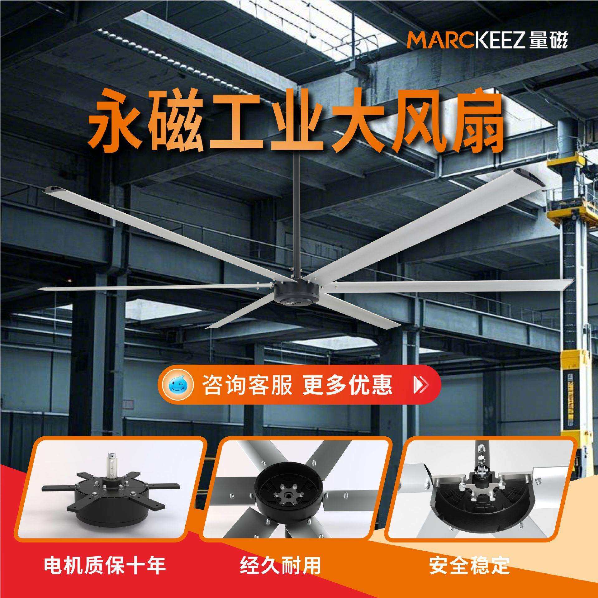 5叶6叶5页6页大型工业风扇工厂仓库超大工业吊扇车间大功率大吊扇