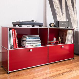 不锈钢餐边柜USM置物架现代简约多功能柜子电视收纳斗柜储物柜