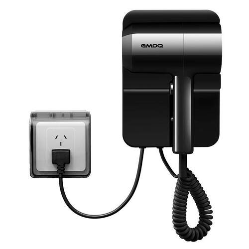 酒店吹风机壁挂式宾馆浴室专用卫生间挂壁家用电吹风筒挂墙免打孔