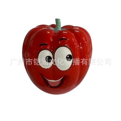 巨型仿真蔬菜模型玻璃钢雕塑落地摆件生态园景观超大辣椒玉米造型