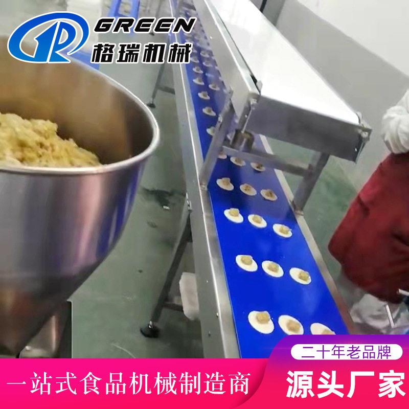 水饺混沌生产线 馄饨龙抄手仿手工生产设备 自动多功能饺子成型机