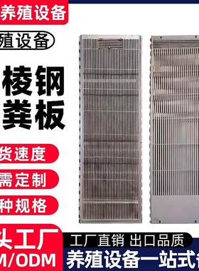 正红养殖设备养殖场猪场三棱钢漏粪板热镀锌半漏全漏猪用漏粪板