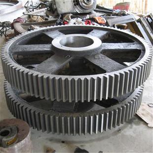 铸钢圈辊 专业制回63832567转窑大齿圈小齿轮 托轮 轮带精 度高价